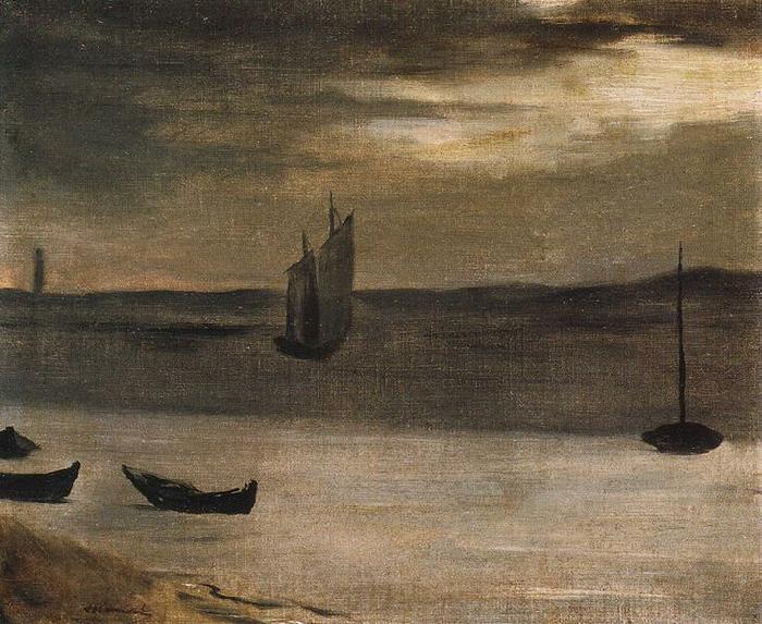 Edouard Manet Le Bassin dArcachon Spain oil painting art
